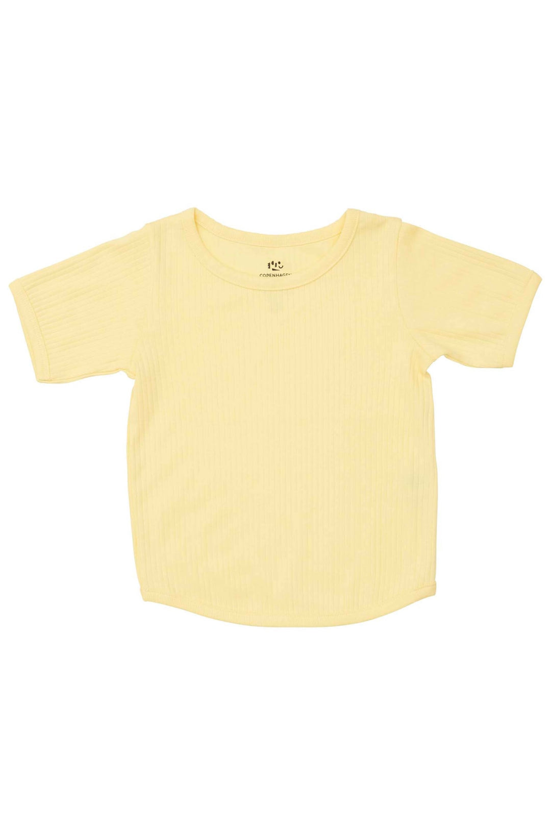 T-SHIRT I RIB JERSEY - LT. YELLOW