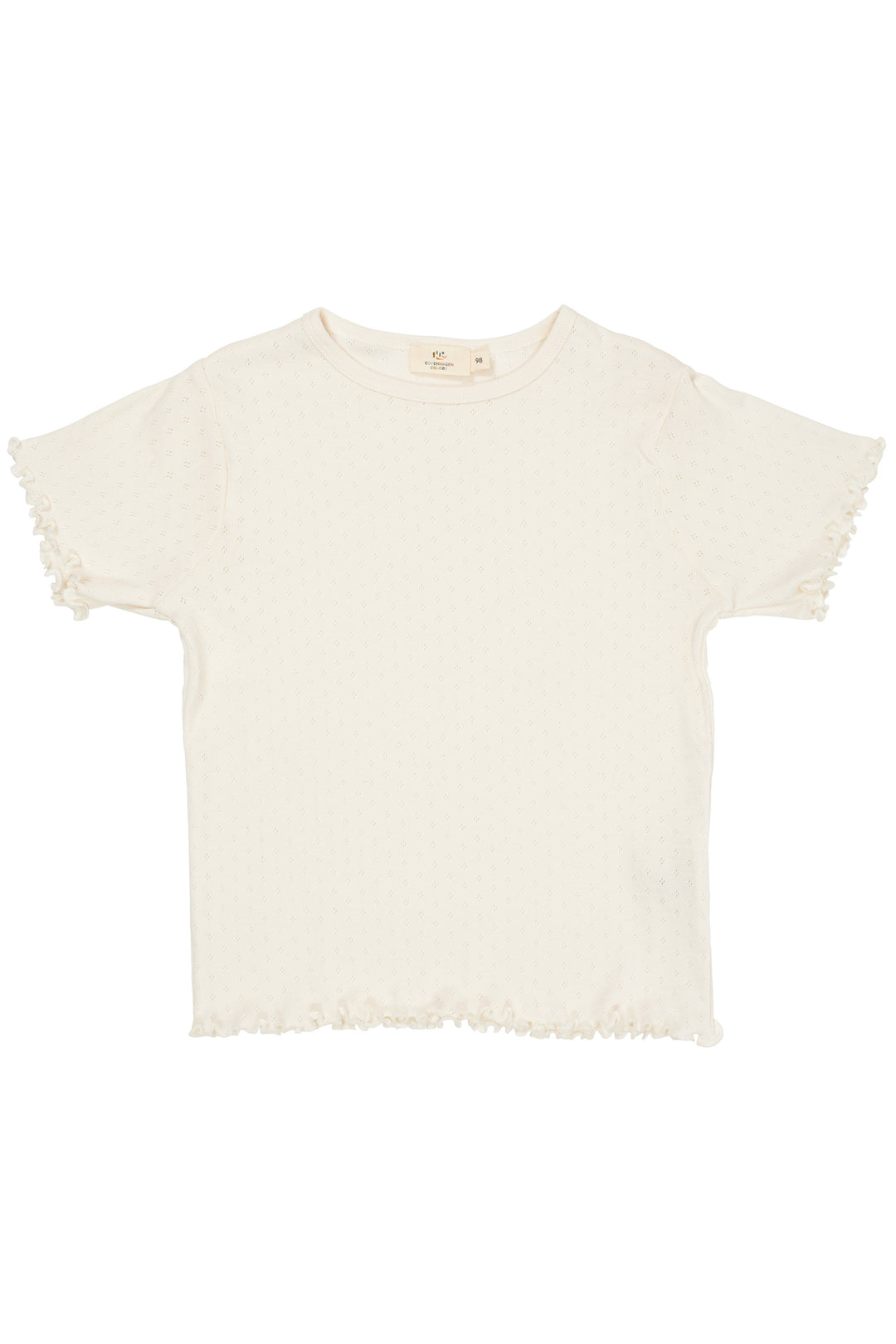 SOMMER POINTELLE T-SHIRT SS - CREAM