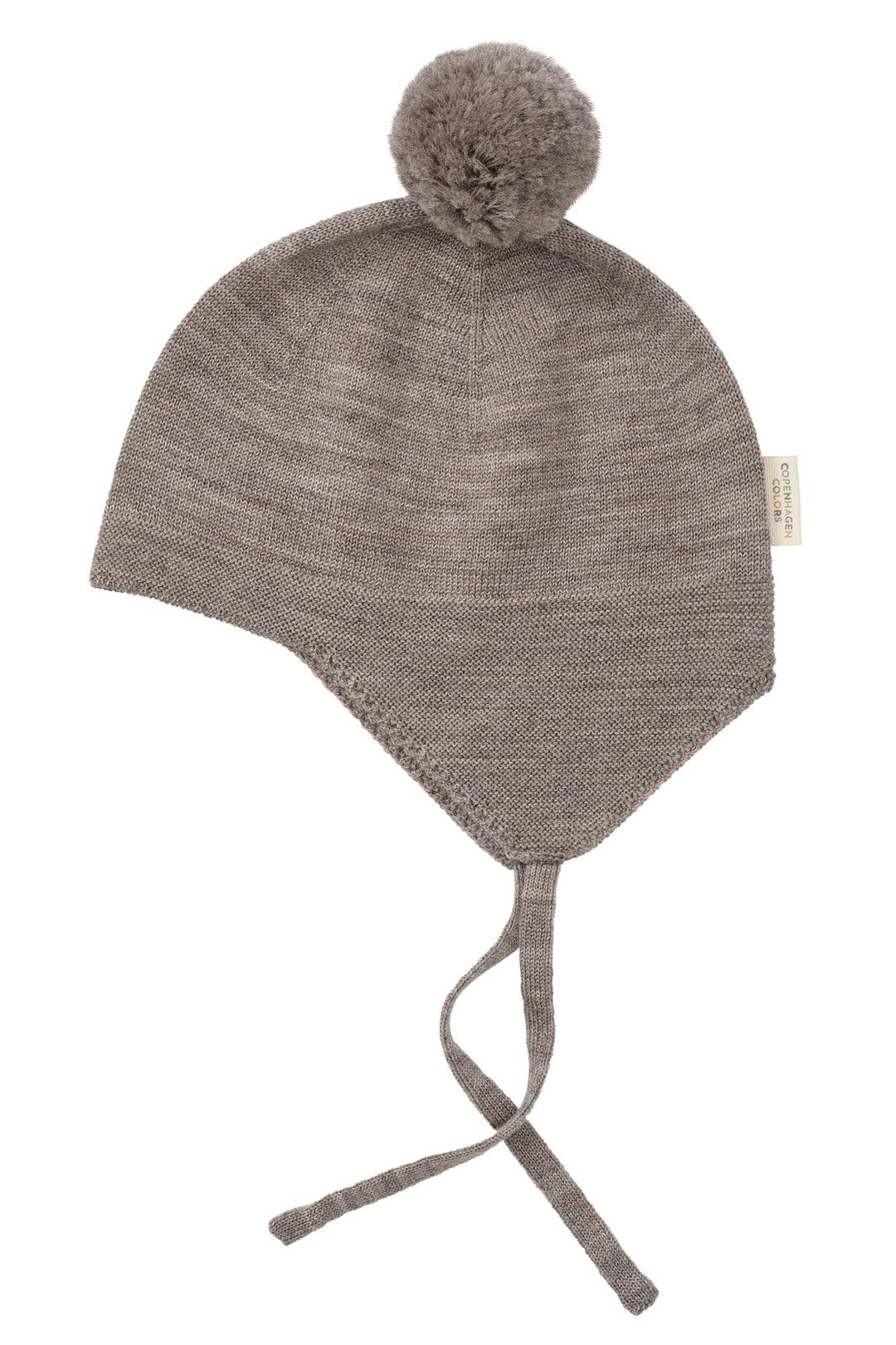 BABY HAT M. KVAST I MERINOULD - NATURAL MELANGE