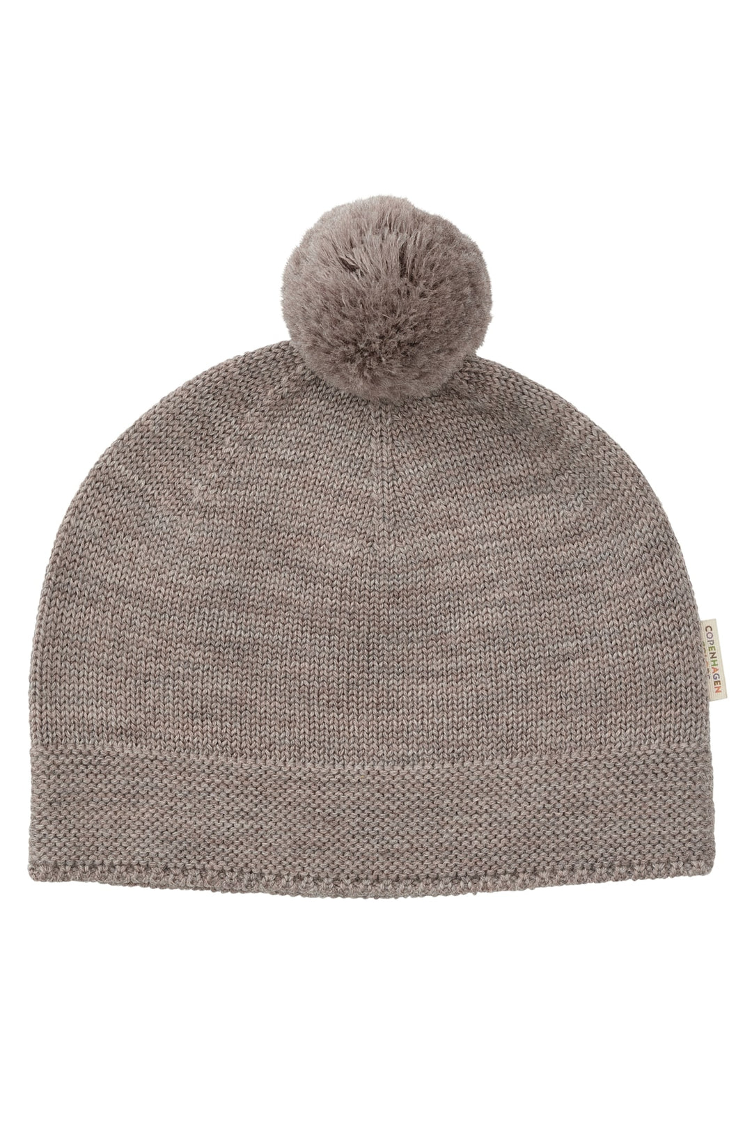 STRIKKET UNISEX HUE M. KVAST - NATURAL MELANGE