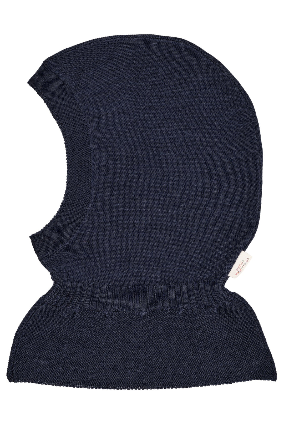TYNDSTRIKKET ELEFANTHUE I MERINOULD - NAVY