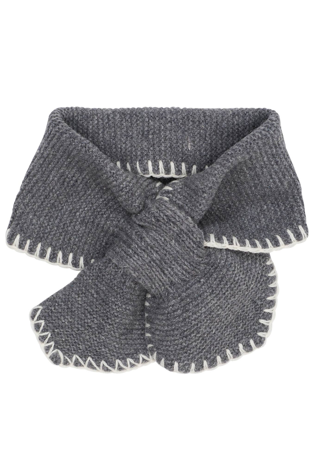 LAMMEULDS SLØFE TØRKLÆDE - DK GREY/CREAM COMB.