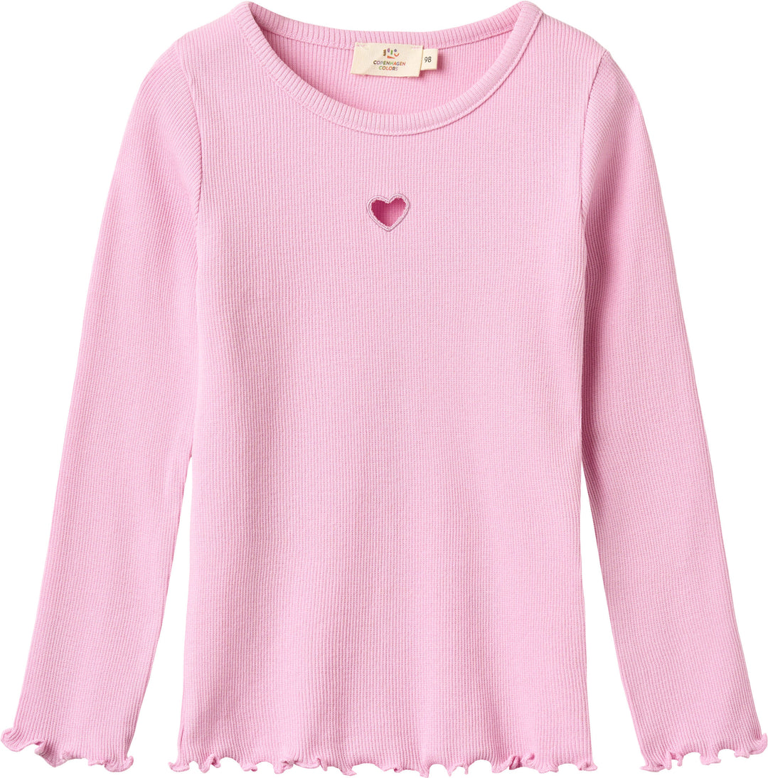 MODAL RIB T-SHIRT M. BRODERI - SYRINGA