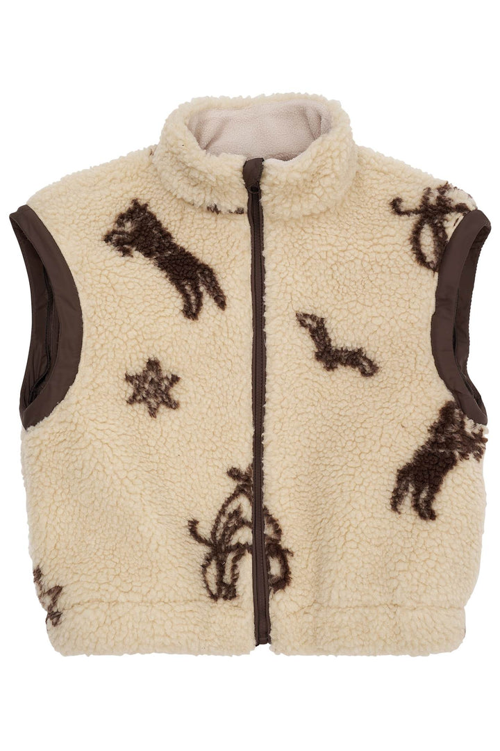 TEDDY JAKKE M PRINT - SAND/COWBOY COMB.