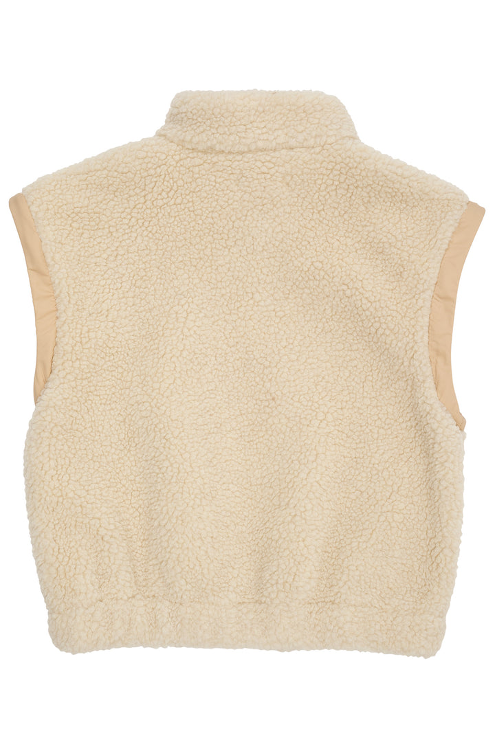 TEDDY JAKKE M AFTAGELIGE ÆRMER - CREAM COMB.
