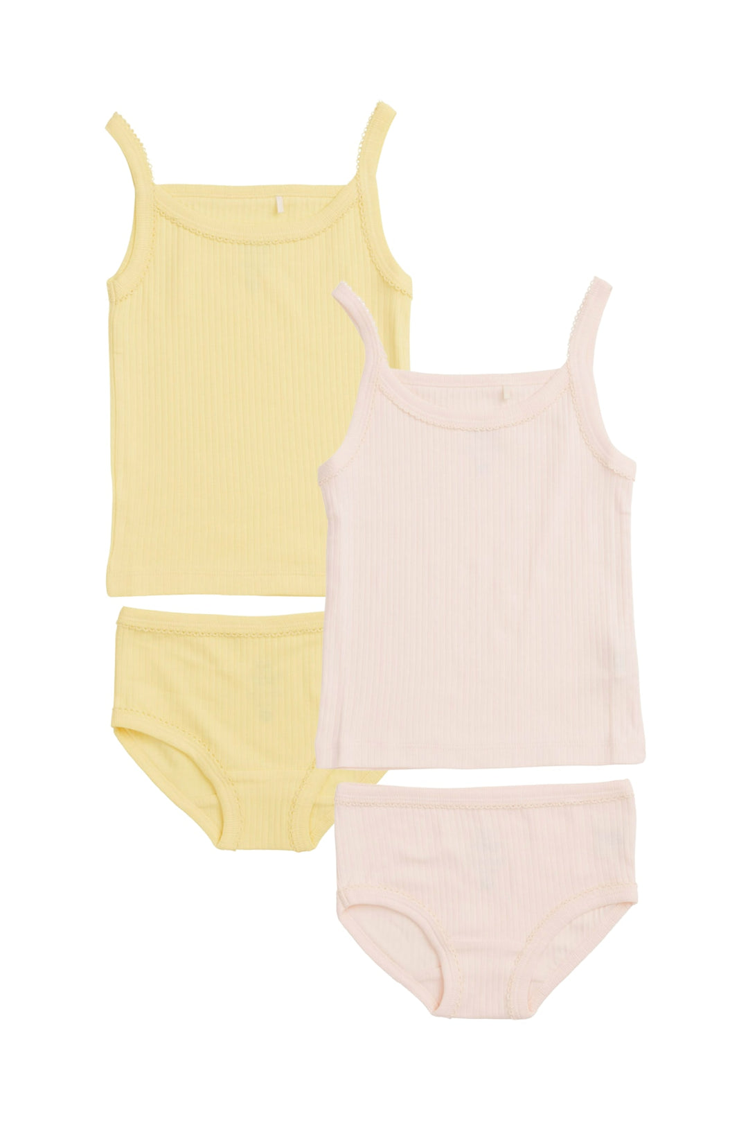 2-PAKKE UNDERTØJ - SOFT YELLOW/ SOFT PINK COMB.