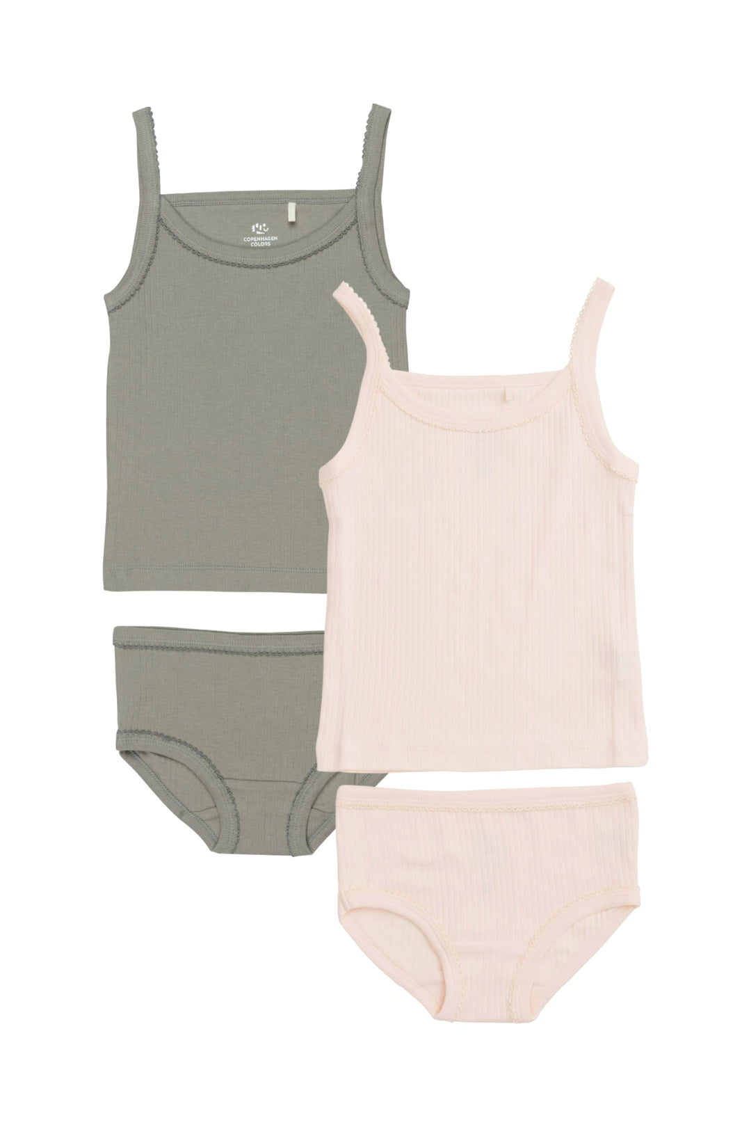 2-PAKKE UNDERTØJ - GREY/ SOFT PINK COMB. CORE