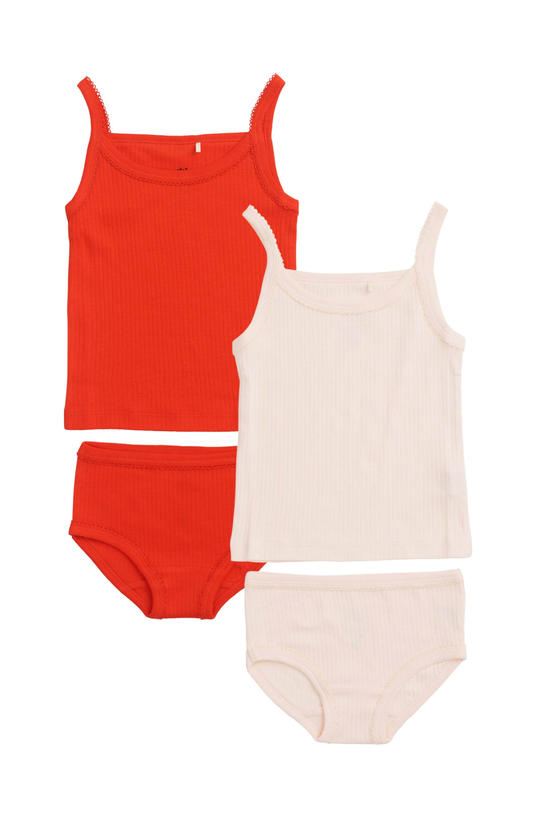 2-PAKKE UNDERTØJ - SOFT PINK/ RED COMB. KICK
