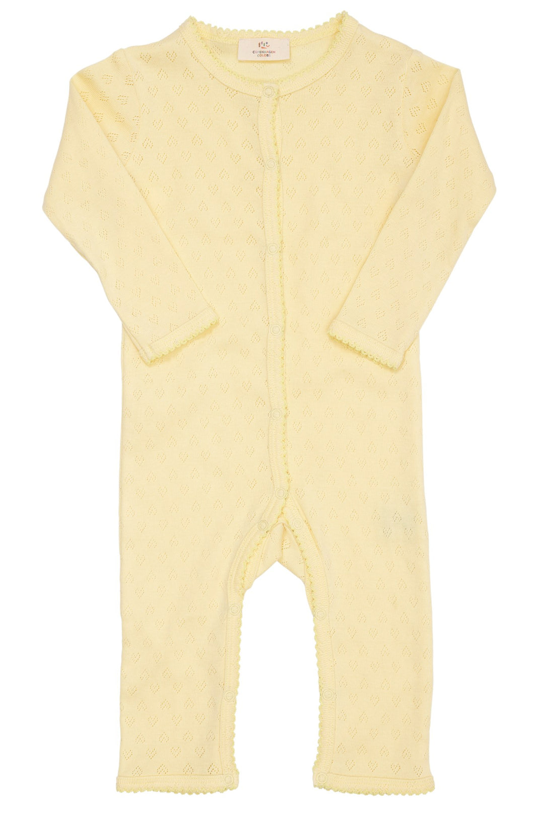 HELDRAGT M. HJERTE MØNSTER - PALE YELLOW