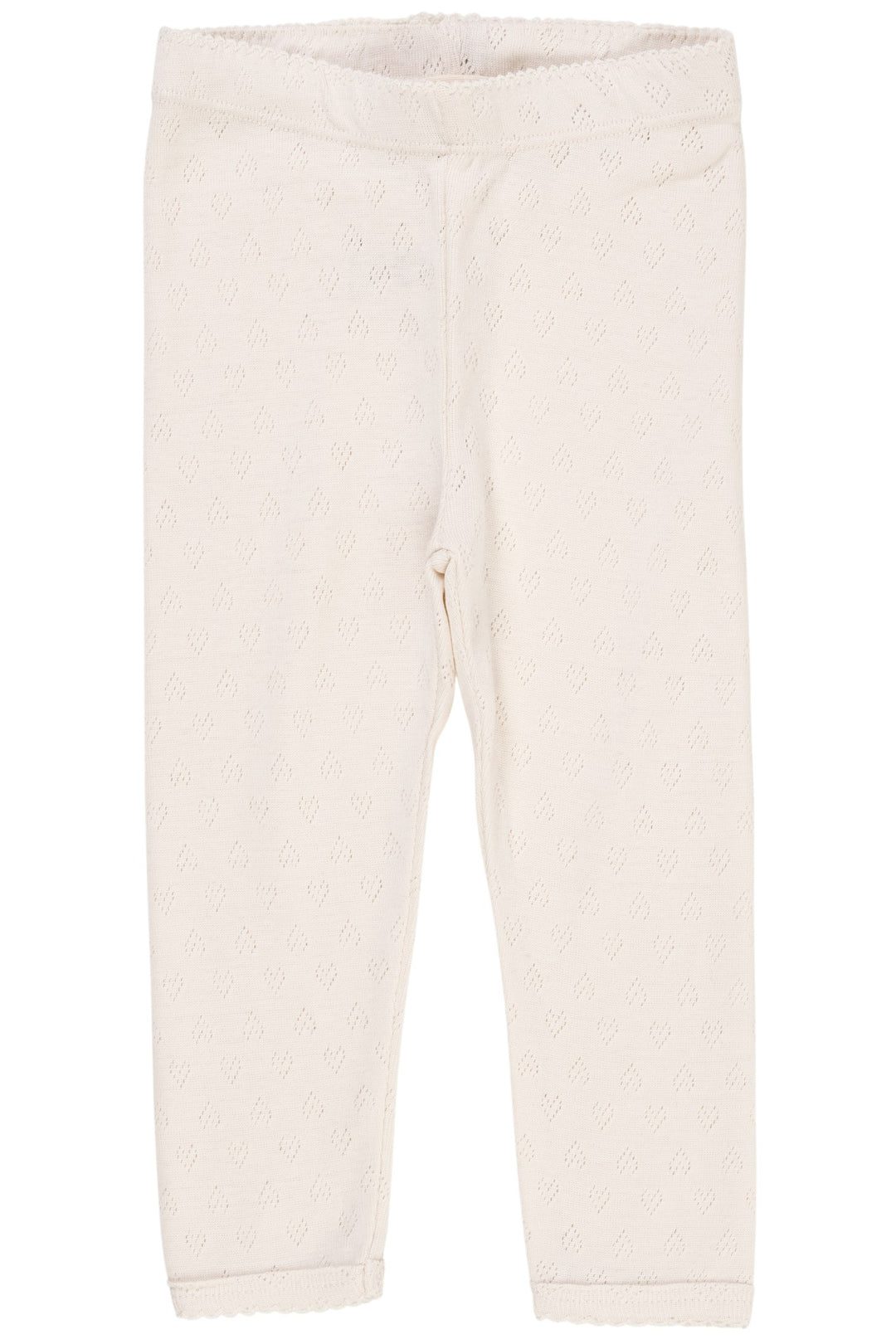 LEGGING M. HJERTE MØNSTER - CREAM