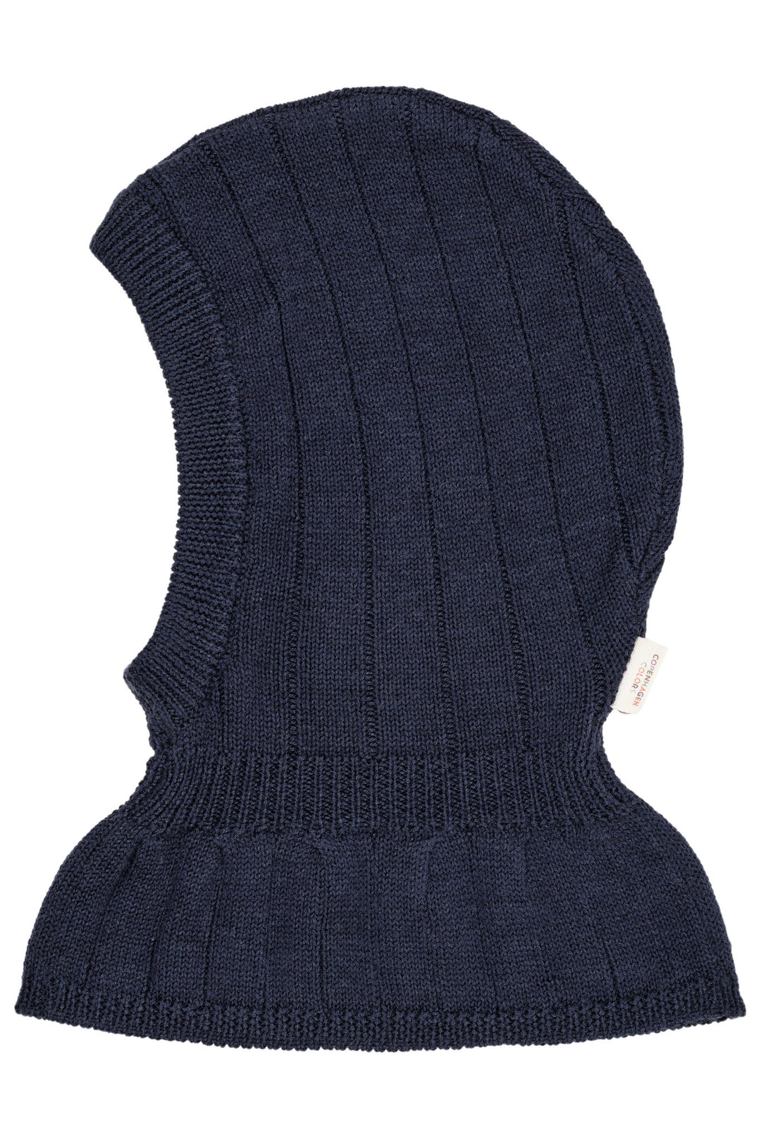 STRIKKET UNISEX ELEFANTHUE I MERINOULD - NAVY