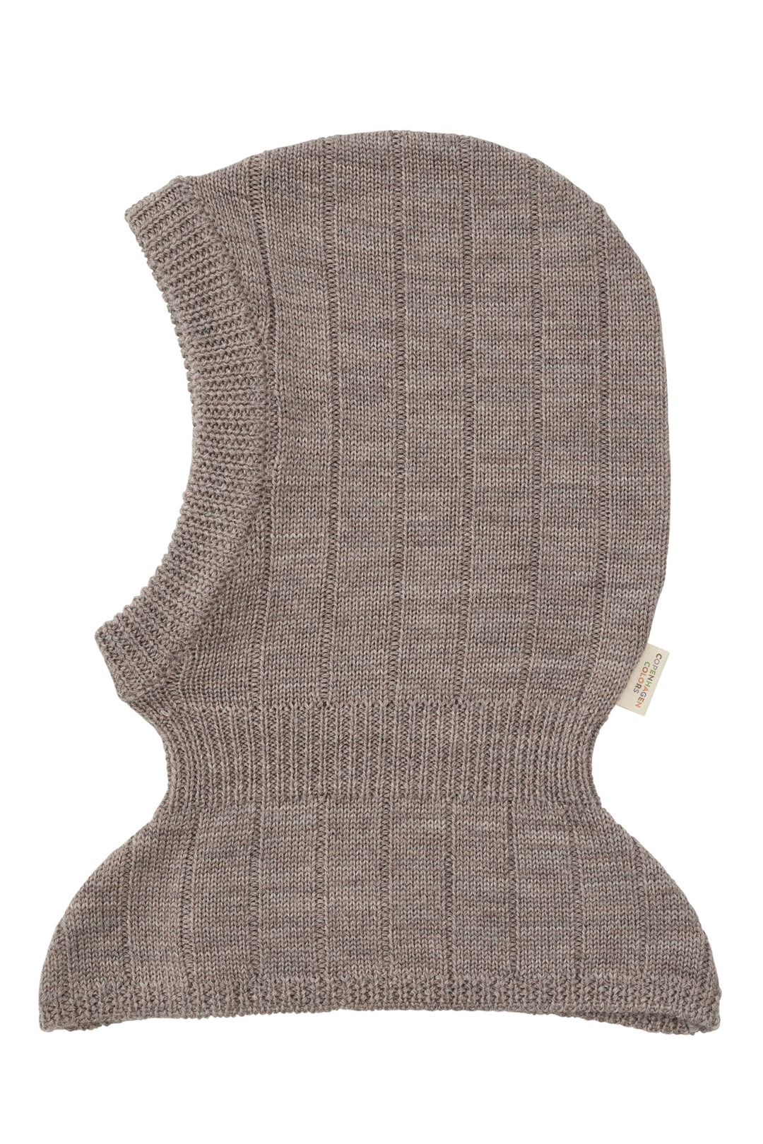 STRIKKET UNISEX ELEFANTHUE I MERINOULD - NATURAL MELANGE