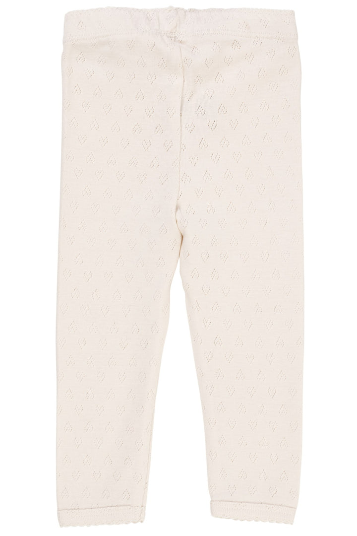 LEGGING M. HJERTE MØNSTER - CREAM