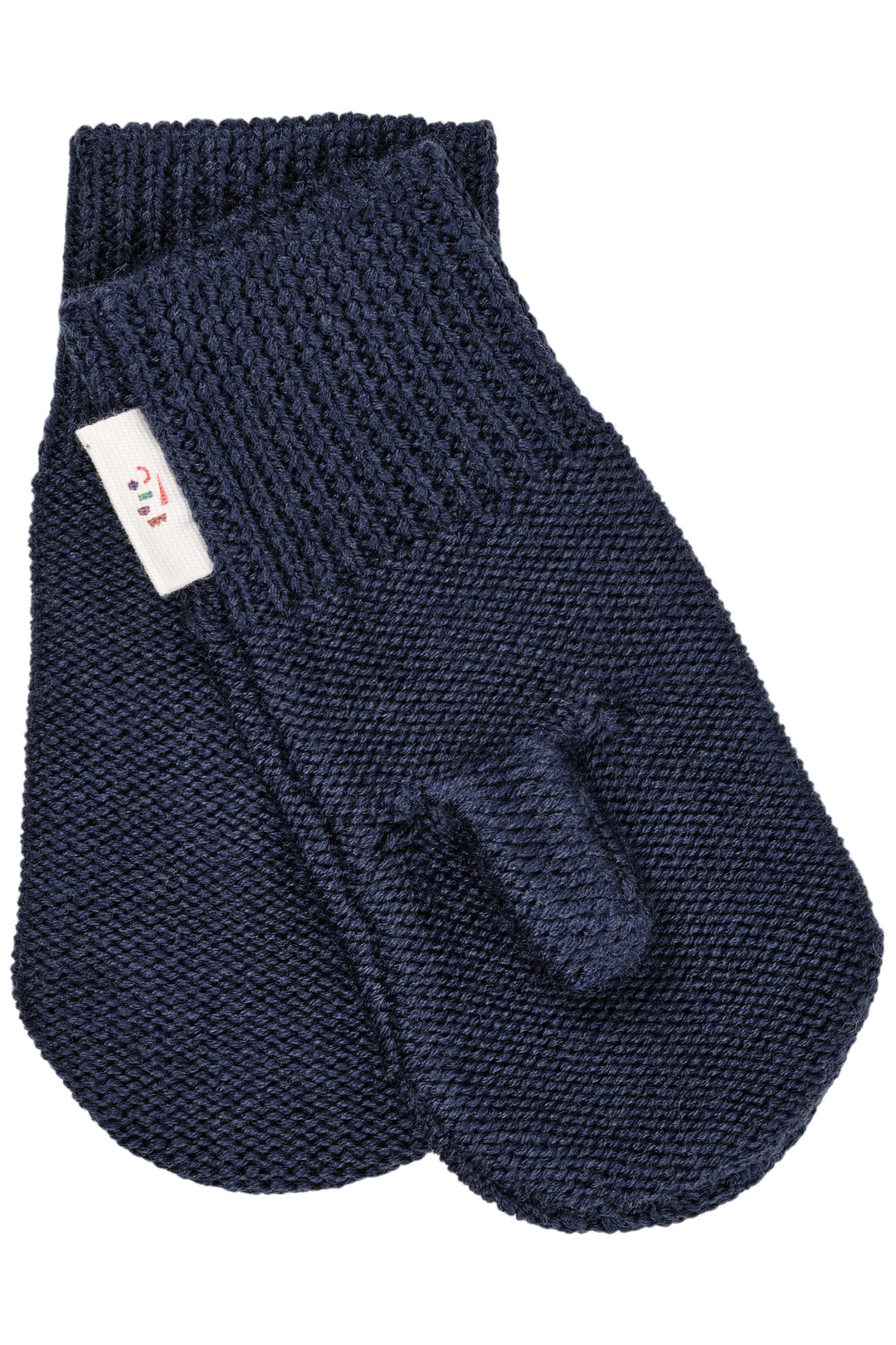 STRIKKET UNISEX VANTER I MERINOULD - NAVY