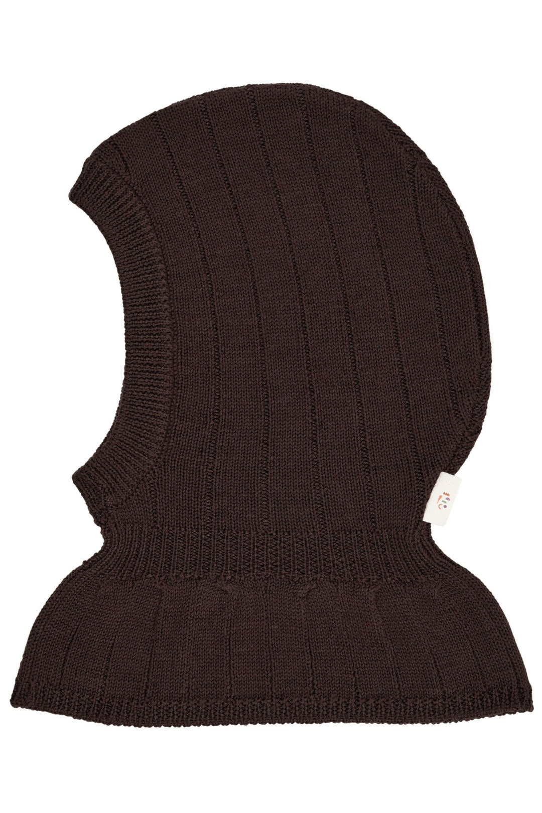 STRIKKET UNISEX ELEFANTHUE I MERINOULD - DK BROWN