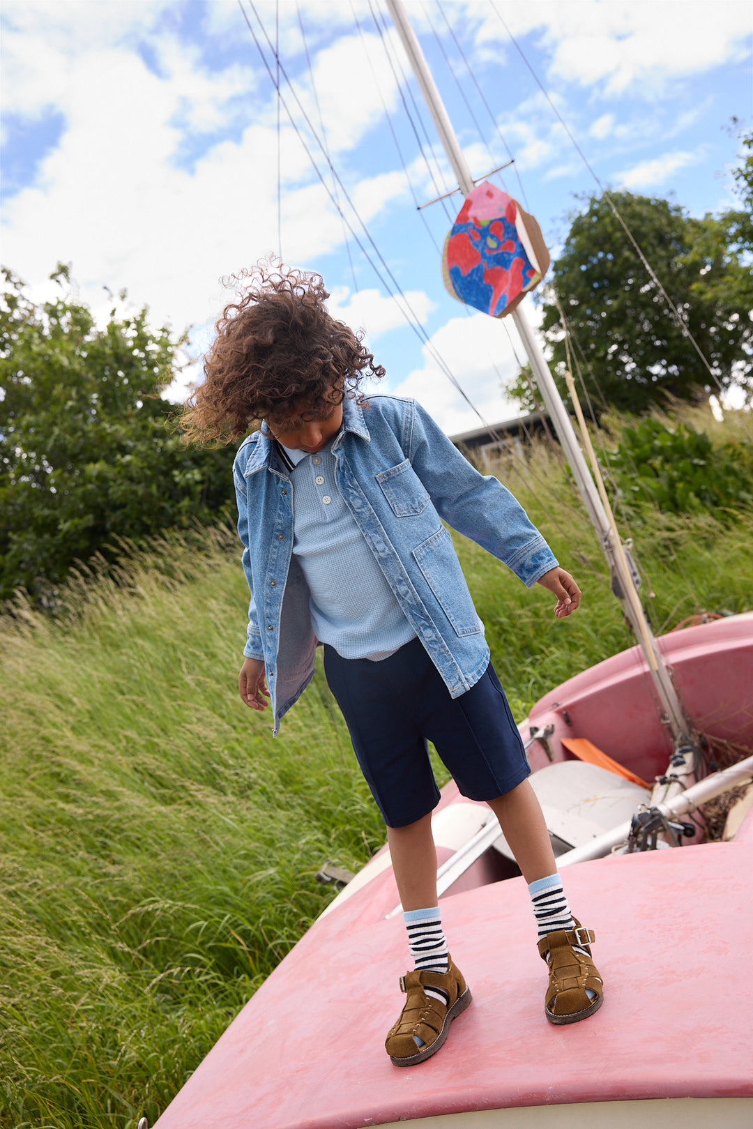 Denim Jakke - Lt. Blue Indigo Washed