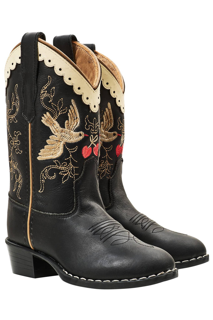 LIMITED COWBOY STØVLE SORT DUE - BLACK