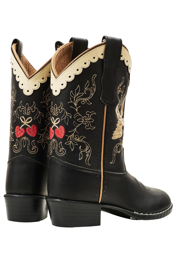 LIMITED COWBOY STØVLE SORT DUE - BLACK
