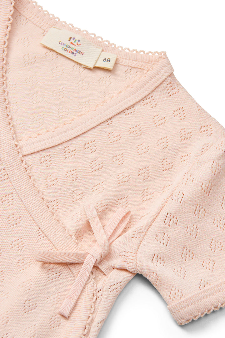 BODYSTOCKING M. HJERTE MØNSTER - DUSTY ROSE