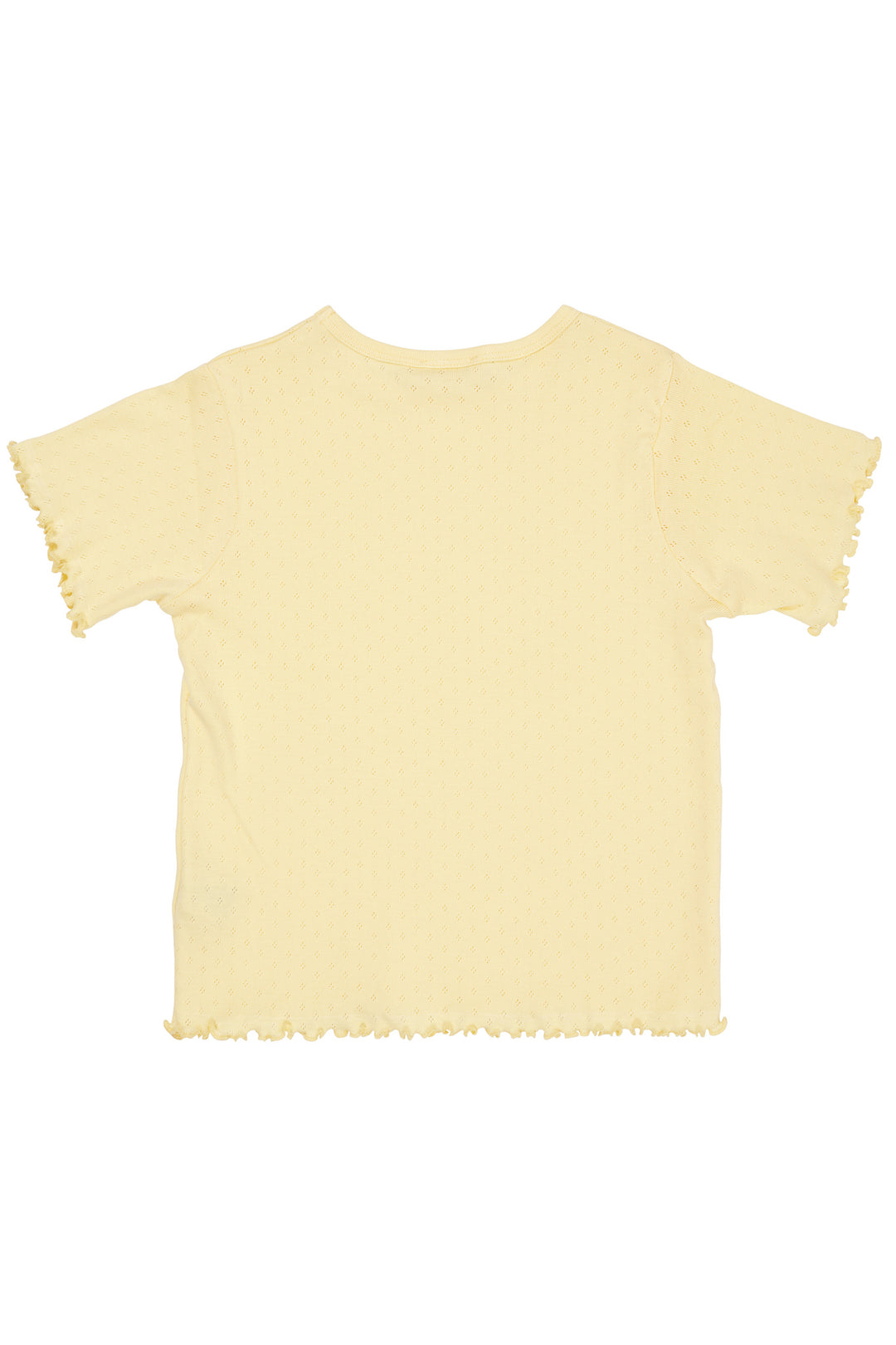 SOMMER POINTELLE T-SHIRT SS - LT YELLOW