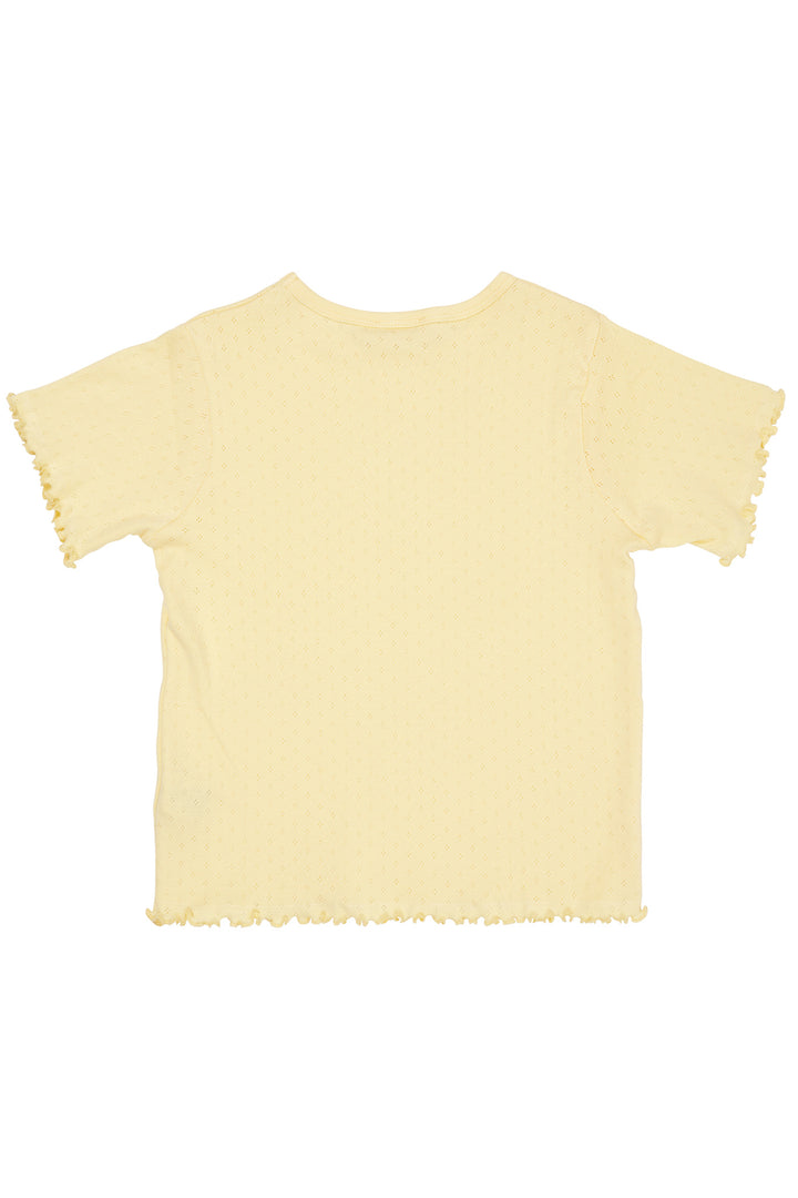 SOMMER POINTELLE T-SHIRT SS - LT YELLOW