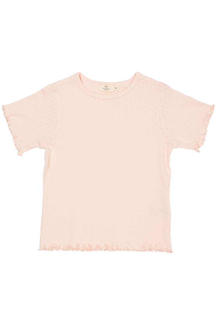 SOMMER POINTELLE T-SHIRT SS - DUSTY ROSE