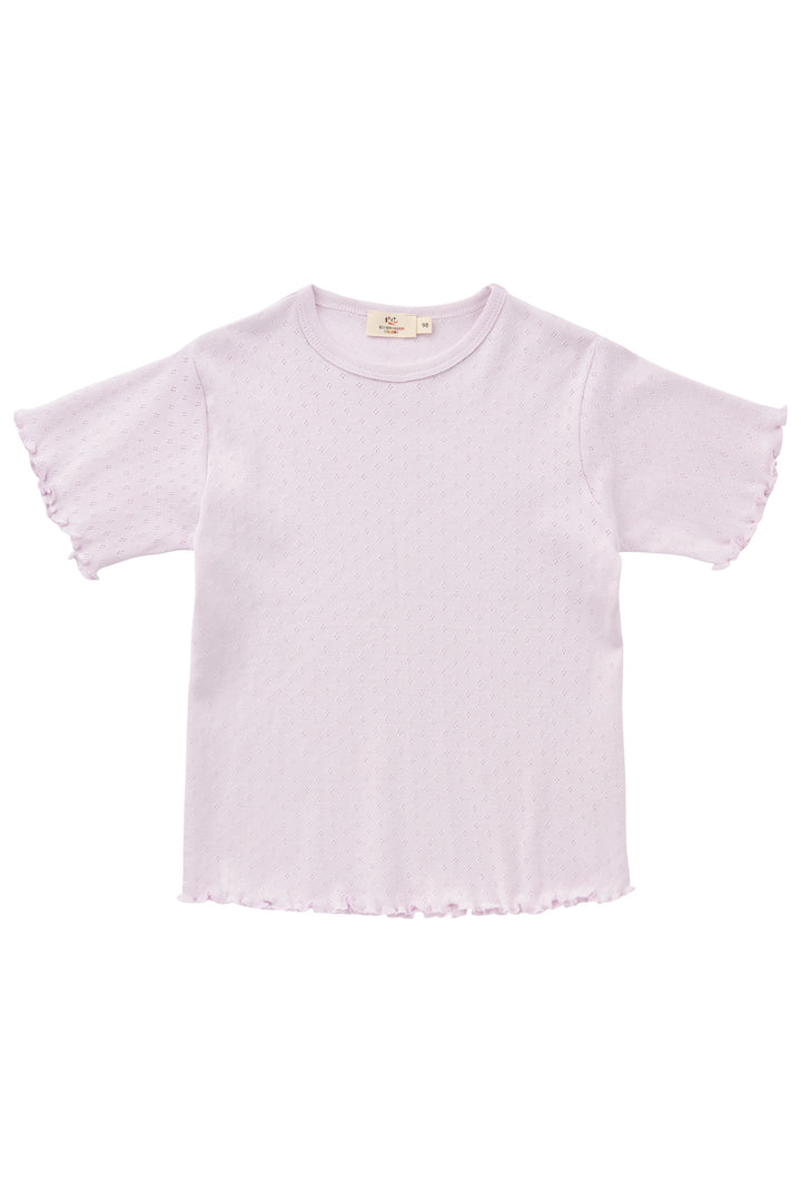 SOMMER POINTELLE T-SHIRT SS - LAVENDER