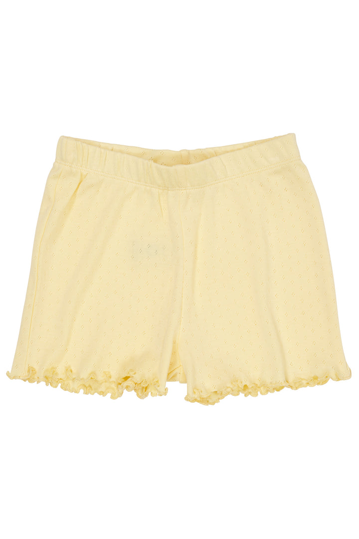 POINTELLE SHORTS - LT. YELLOW