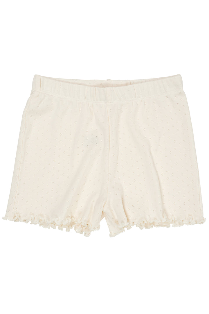 POINTELLE SHORTS - CREAM