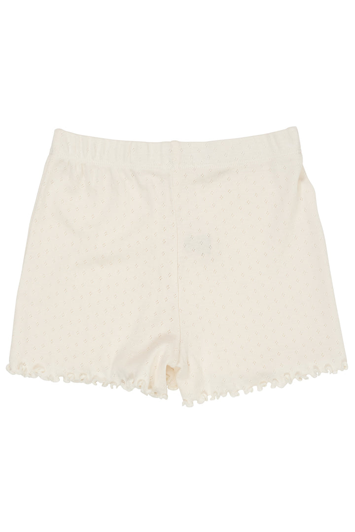 POINTELLE SHORTS - CREAM