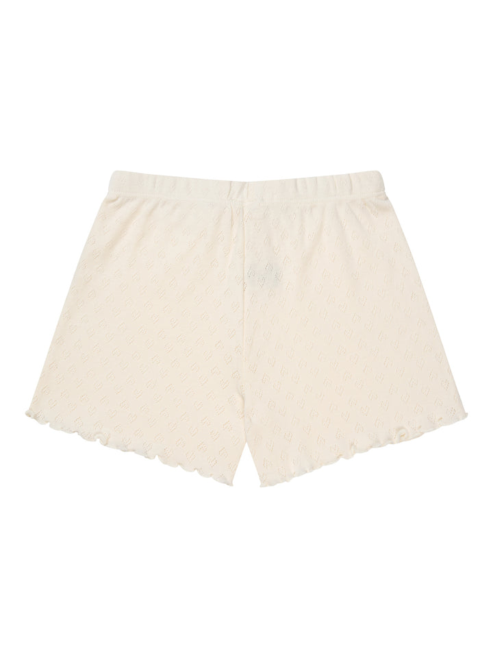 SHORTS M. HJERTE MØNSTER - CREAM