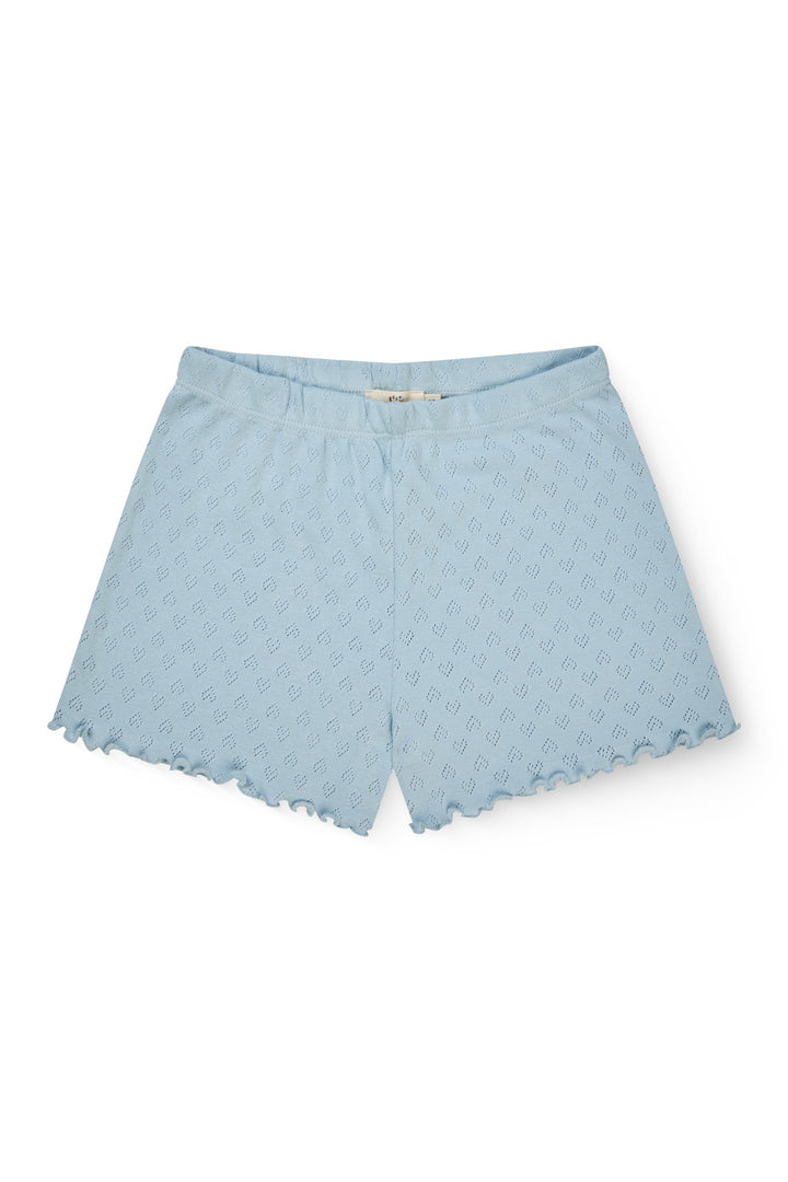 SHORTS M. HJERTE MØNSTER - DUSTY BLUE