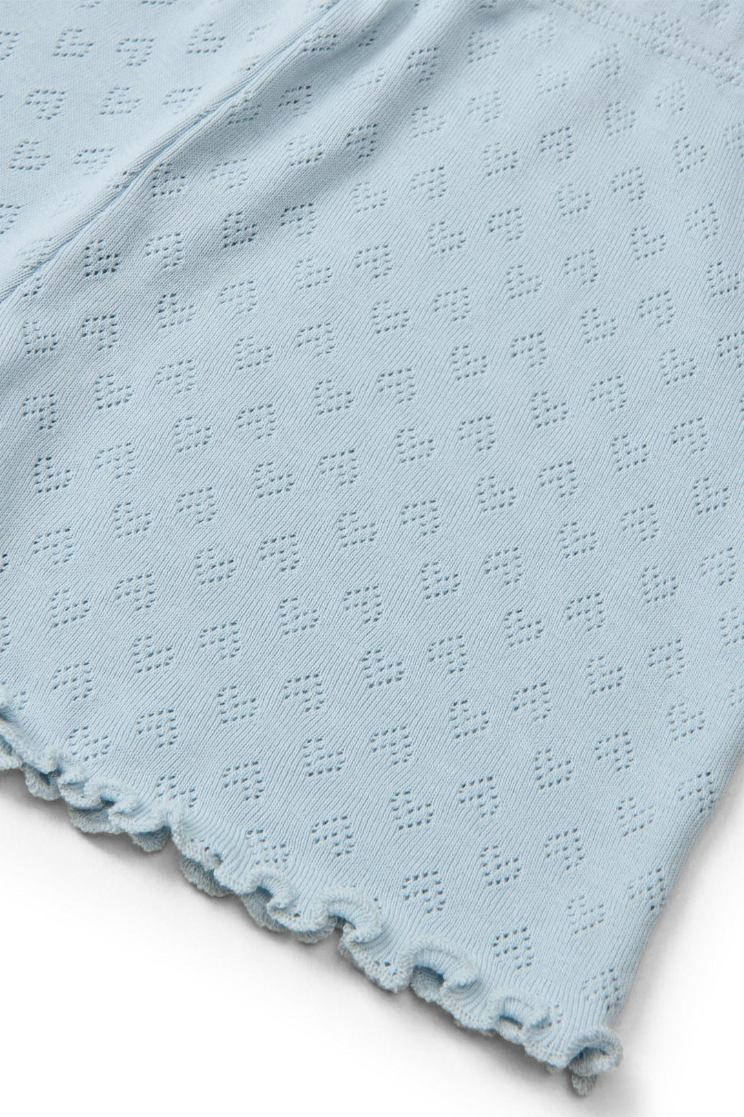 SHORTS M. HJERTE MØNSTER - DUSTY BLUE