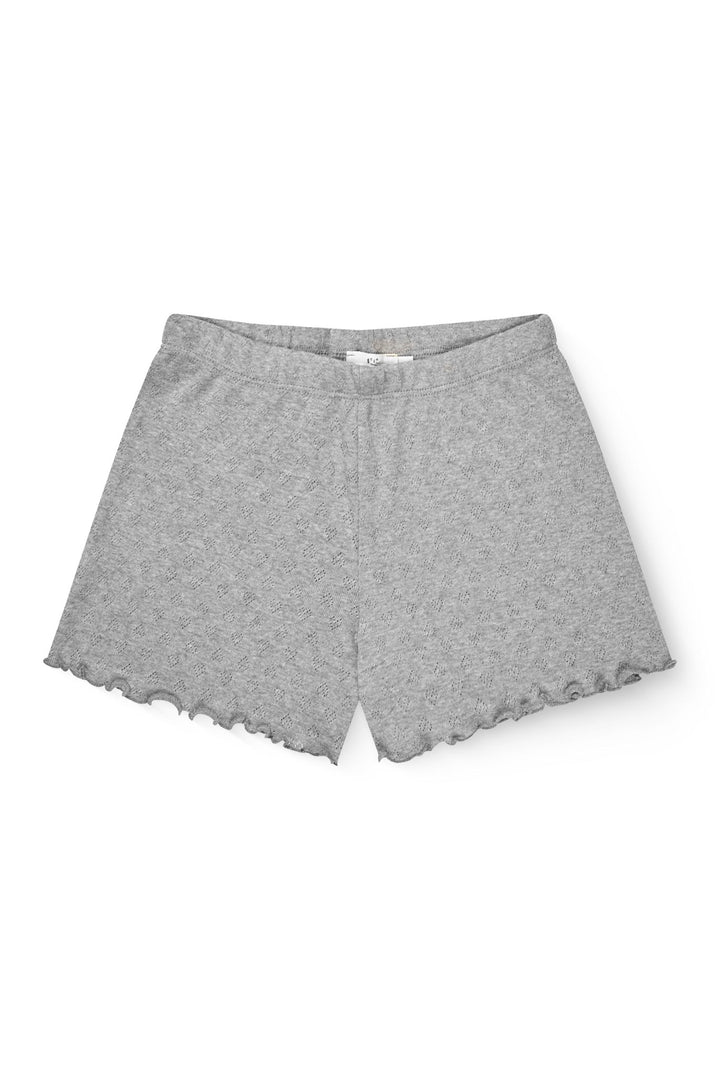 SHORTS M. HJERTE MØNSTER - GREY MEL.