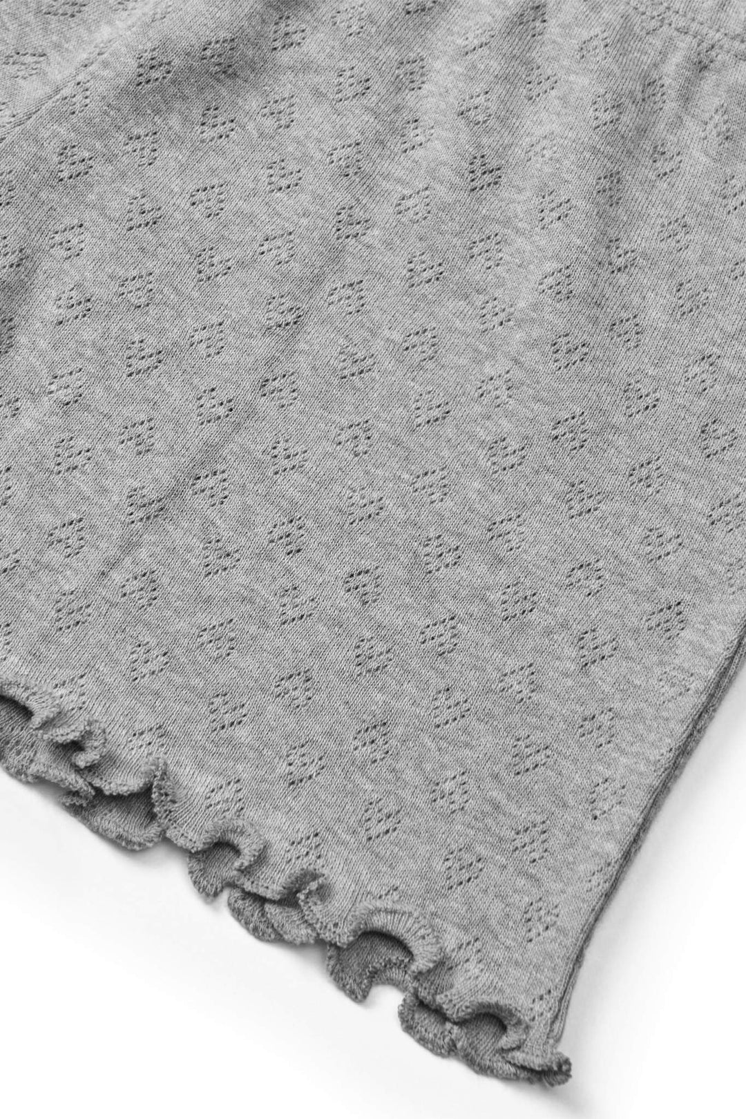 SHORTS M. HJERTE MØNSTER - GREY MEL.