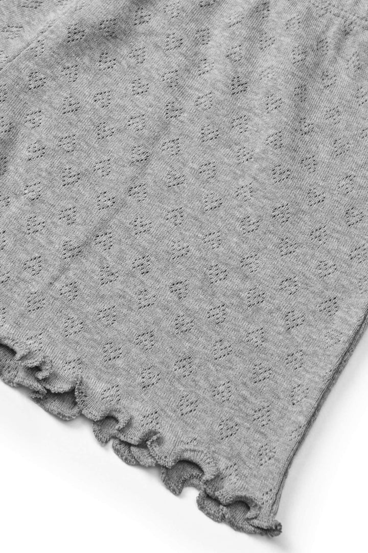 SHORTS M. HJERTE MØNSTER - GREY MEL.