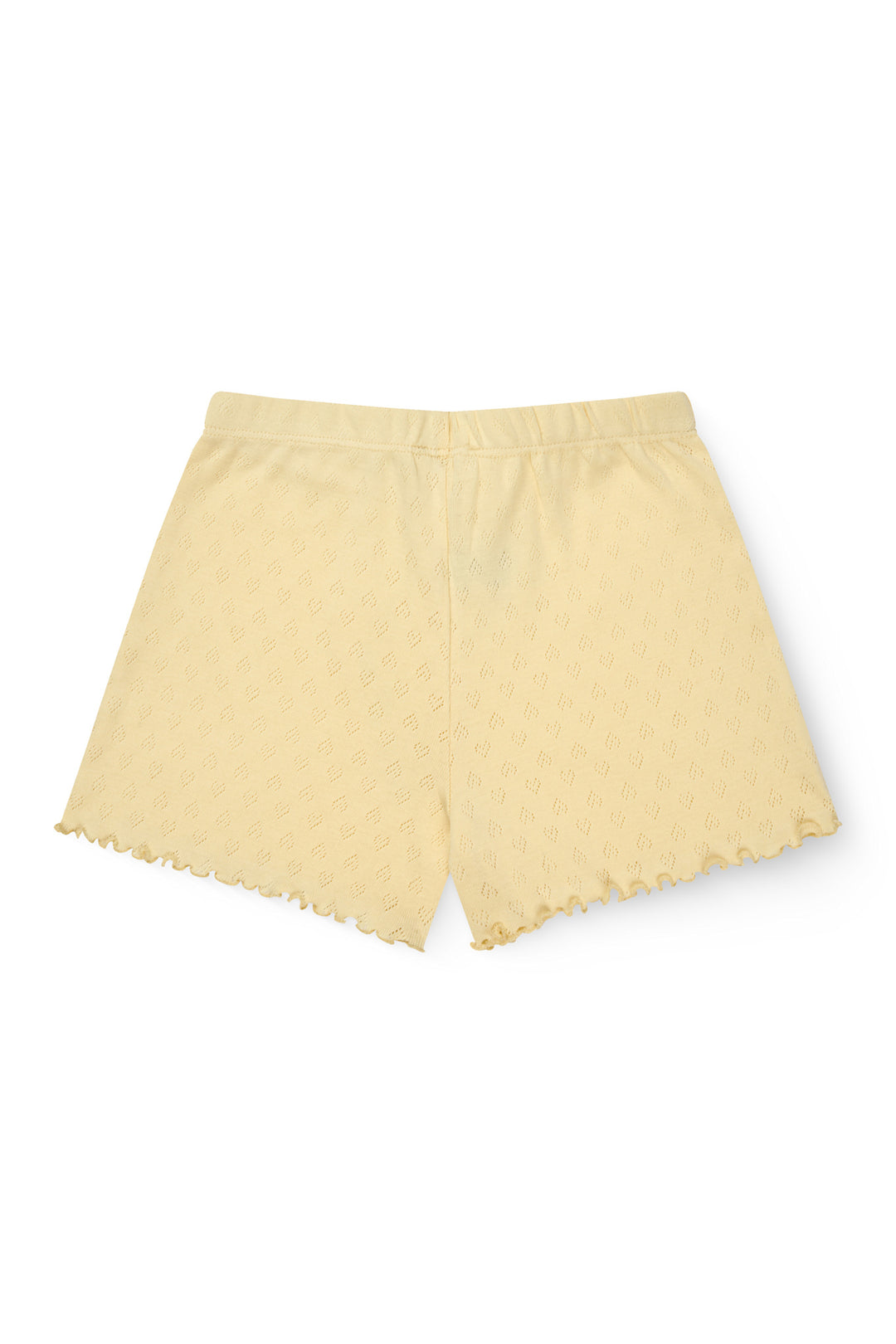 SHORTS M. HJERTE MØNSTER - PALE YELLOW