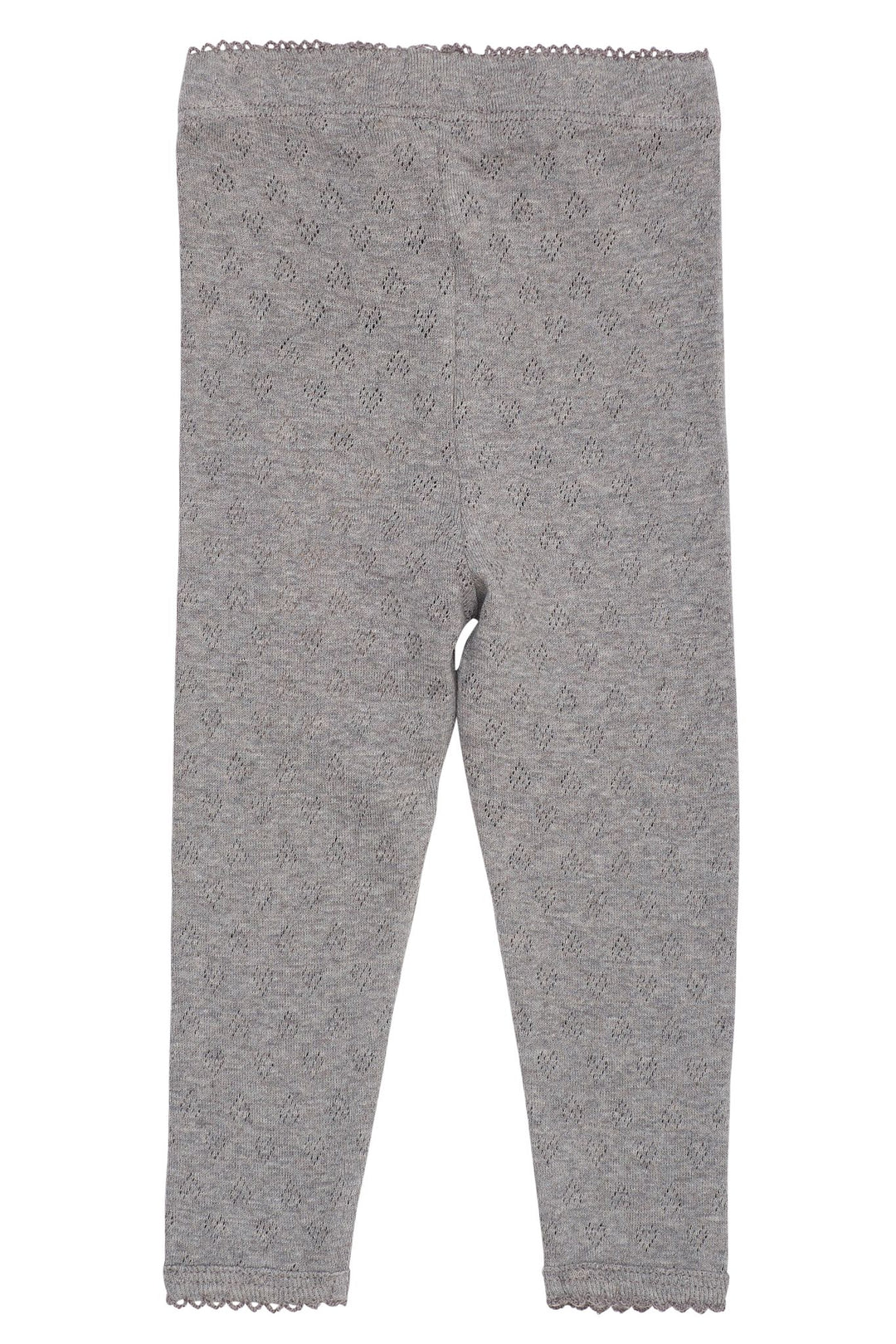 LEGGING M. HJERTE MØNSTER - GREY MEL