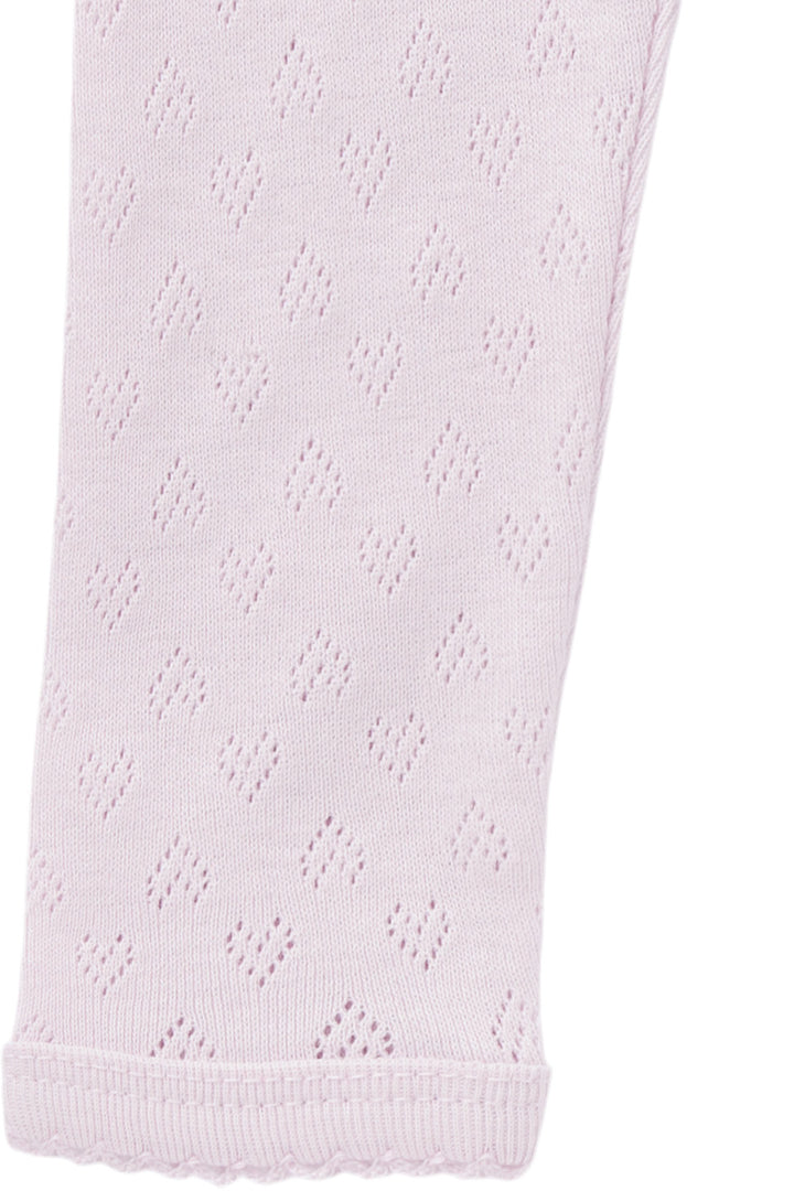 LEGGING M. HJERTE MØNSTER - LAVENDER