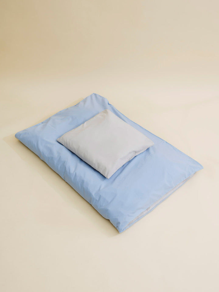 FUTURE JUNIOR SENGETØJ 100*140/40*45 (DK) - LT. GREY/ DUSTY BLUE