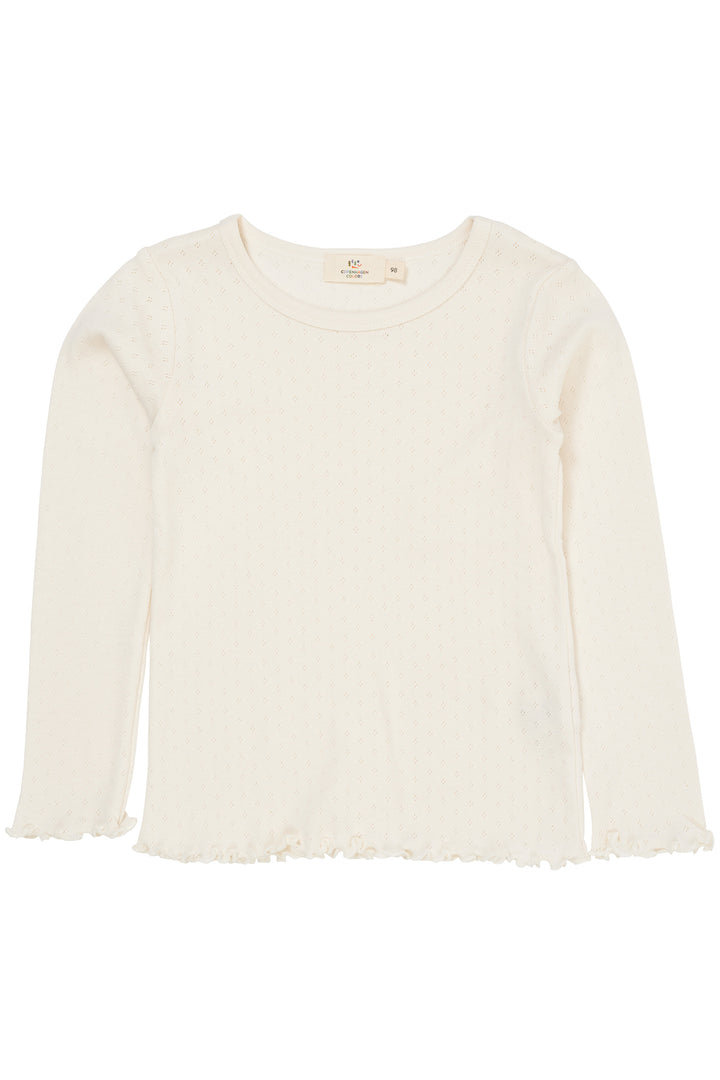 SOMMER POINTELLE T-SHIRT - CREAM