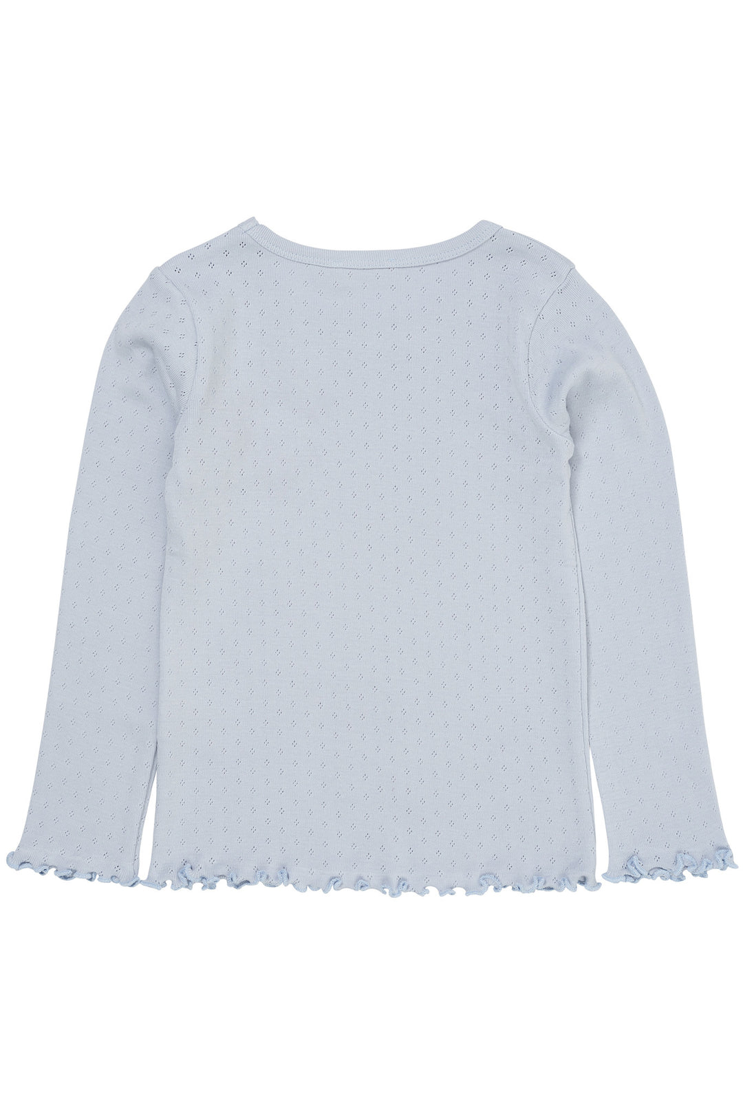SOMMER POINTELLE T-SHIRT - DUSTY BLUE