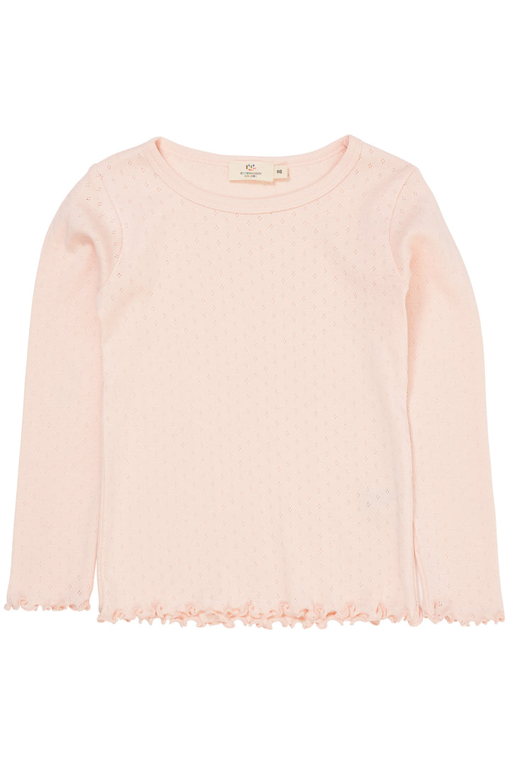 SOMMER POINTELLE T-SHIRT - DUSTY ROSE
