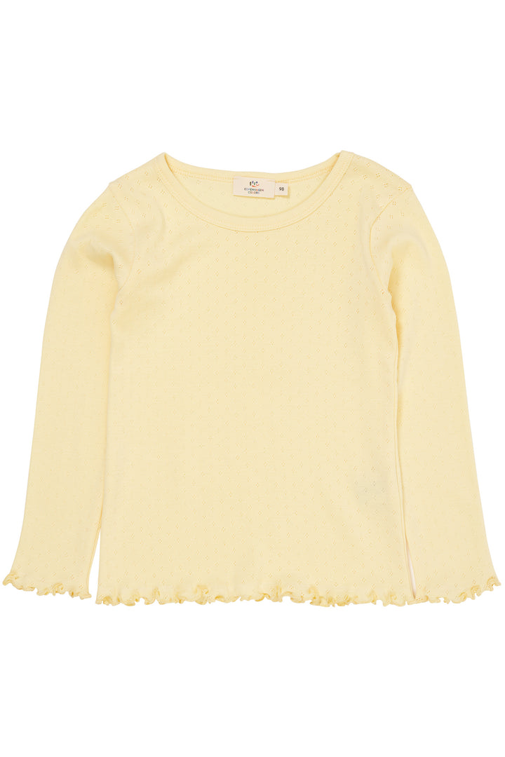 SOMMER POINTELLE T-SHIRT - LT. YELLOW