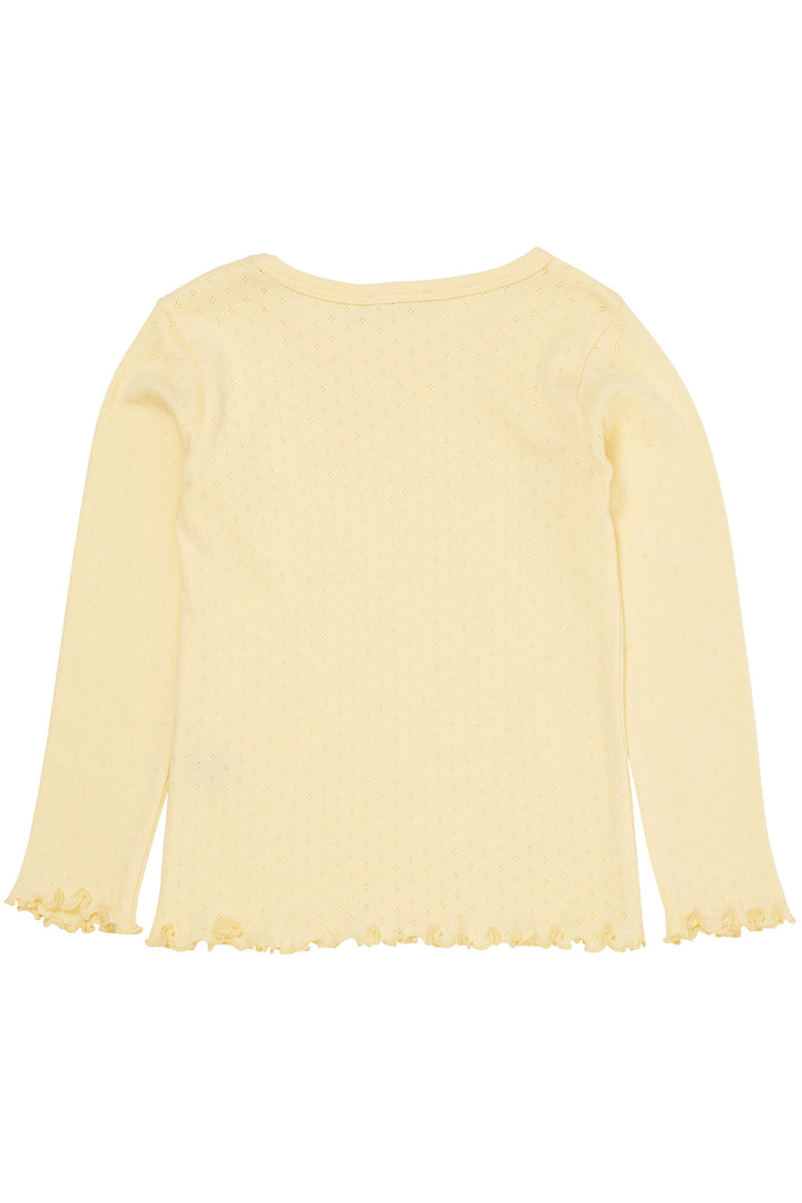 SOMMER POINTELLE T-SHIRT - LT. YELLOW