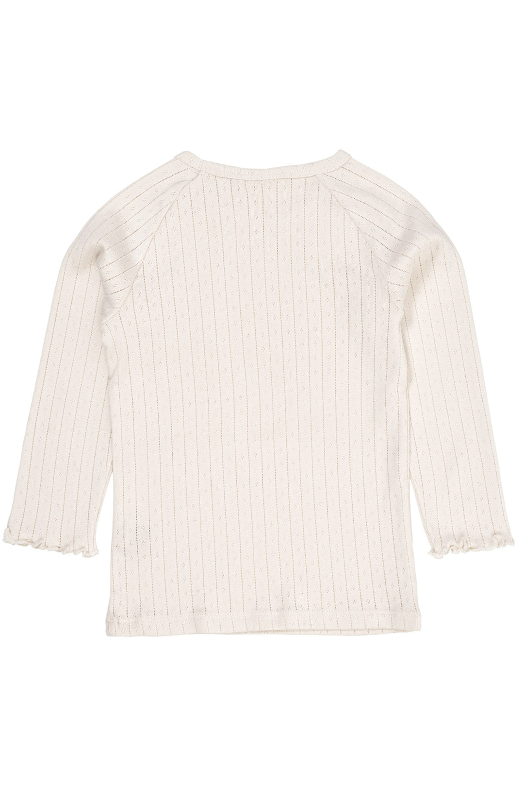 POINTELLE JUNIOR LS T-SHIRT - CREAM