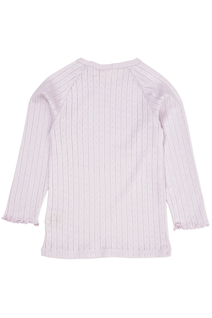 POINTELLE JUNIOR LS T-SHIRT - LAVENDER