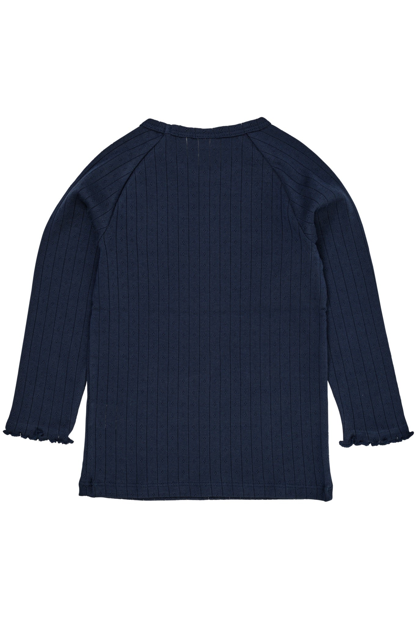 POINTELLE JUNIOR LS T-SHIRT - NAVY