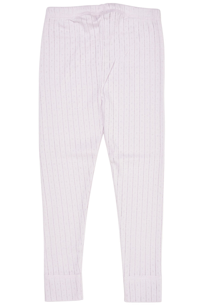 POINTELLE JUNIOR LEGGINS M. BINDEBÅND - LAVENDER