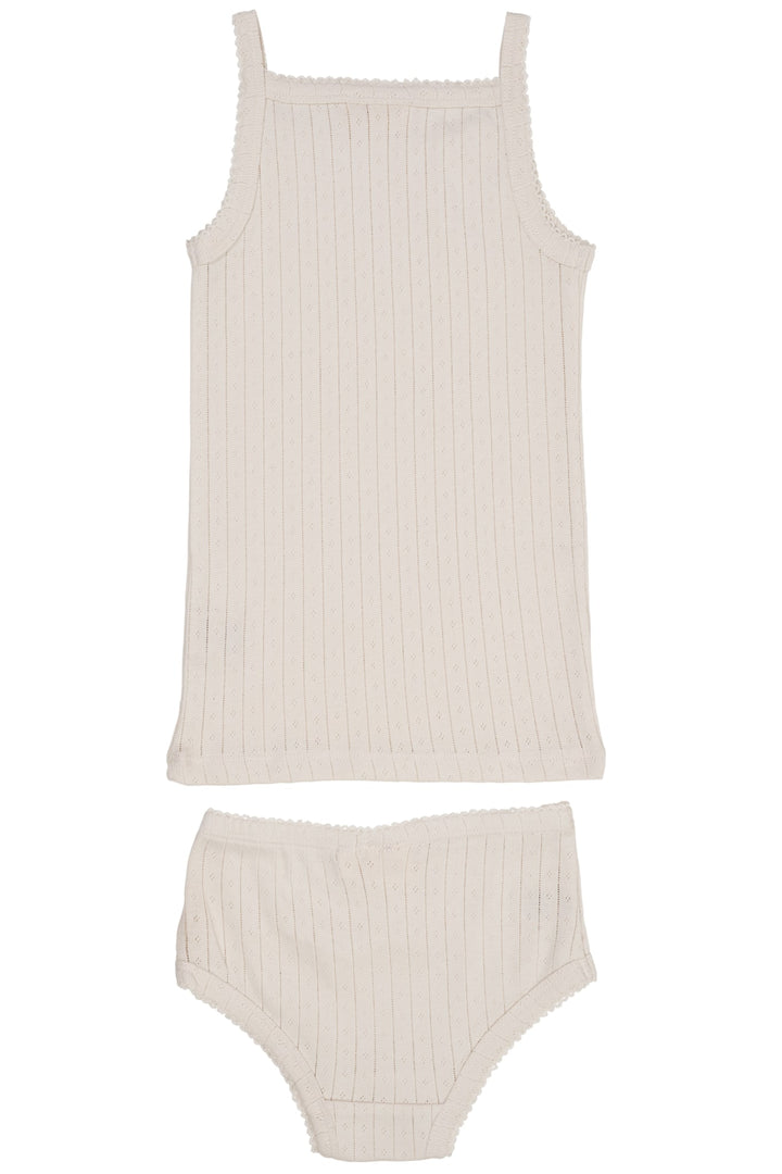 POINTELLE JUNIOR UNDERTØJSSÆT - CREAM